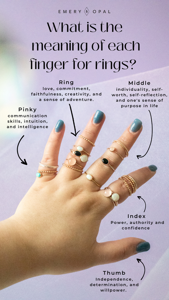 how the way you wear your rings says about you.
