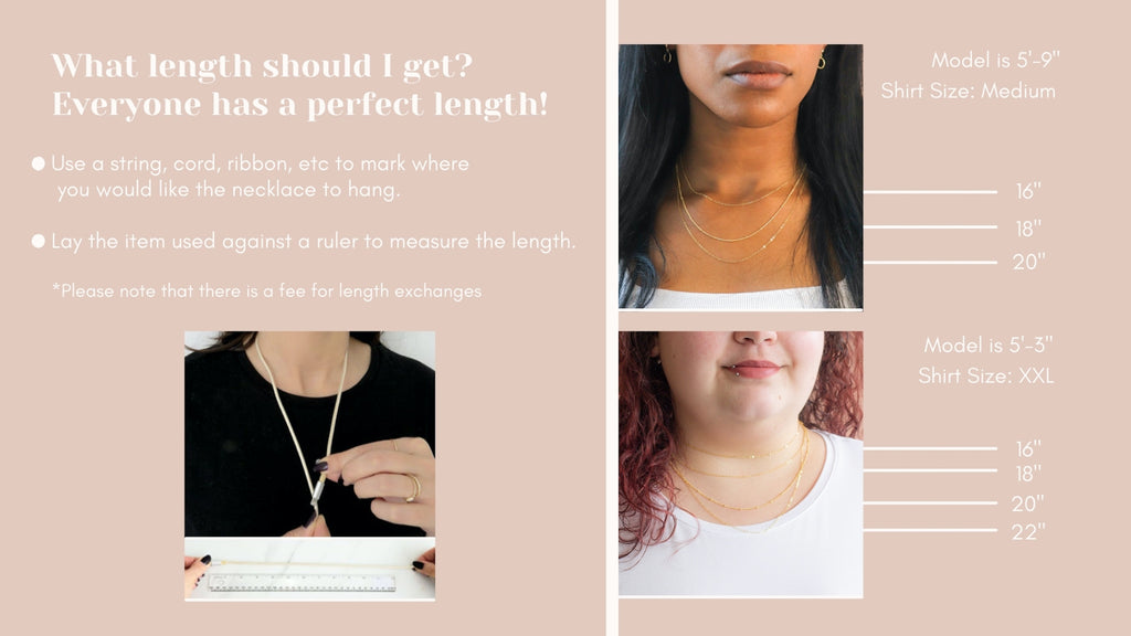 How to measure for the perfect necklace length
