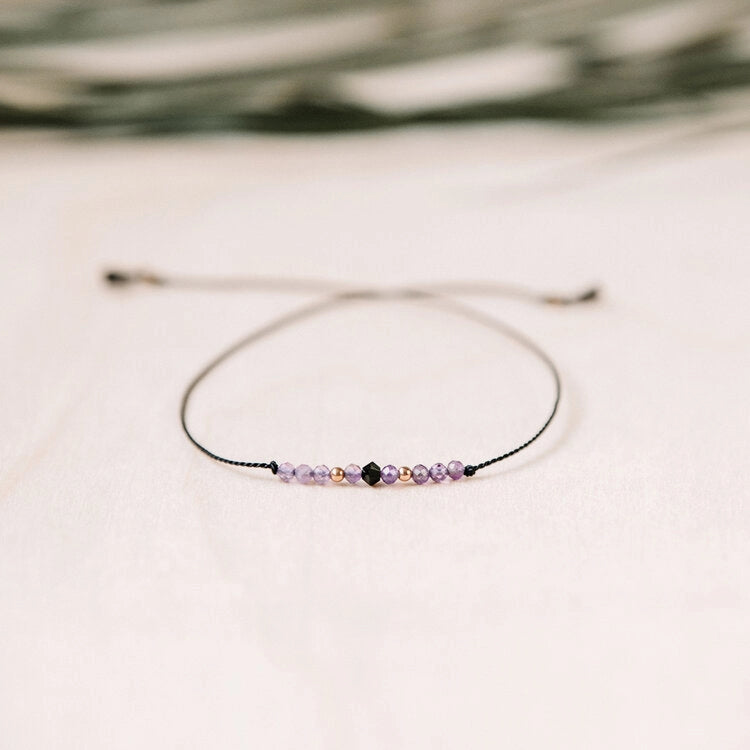 Amethyst String Bracelet