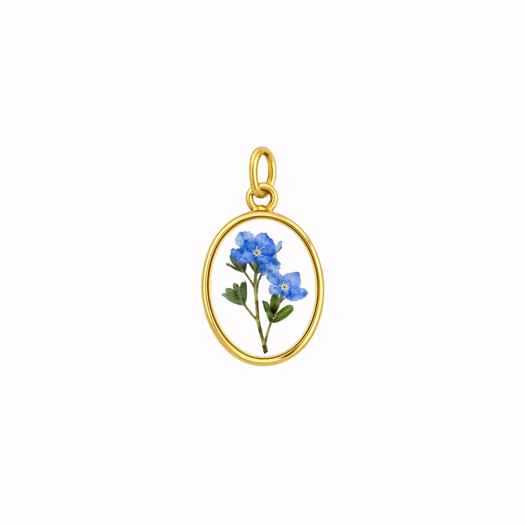 Forget Me Not Charm