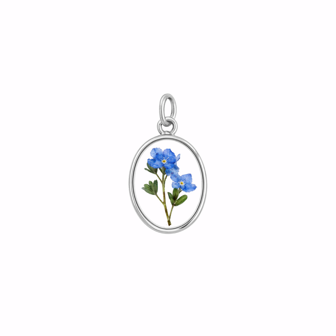 Forget Me Not Charm