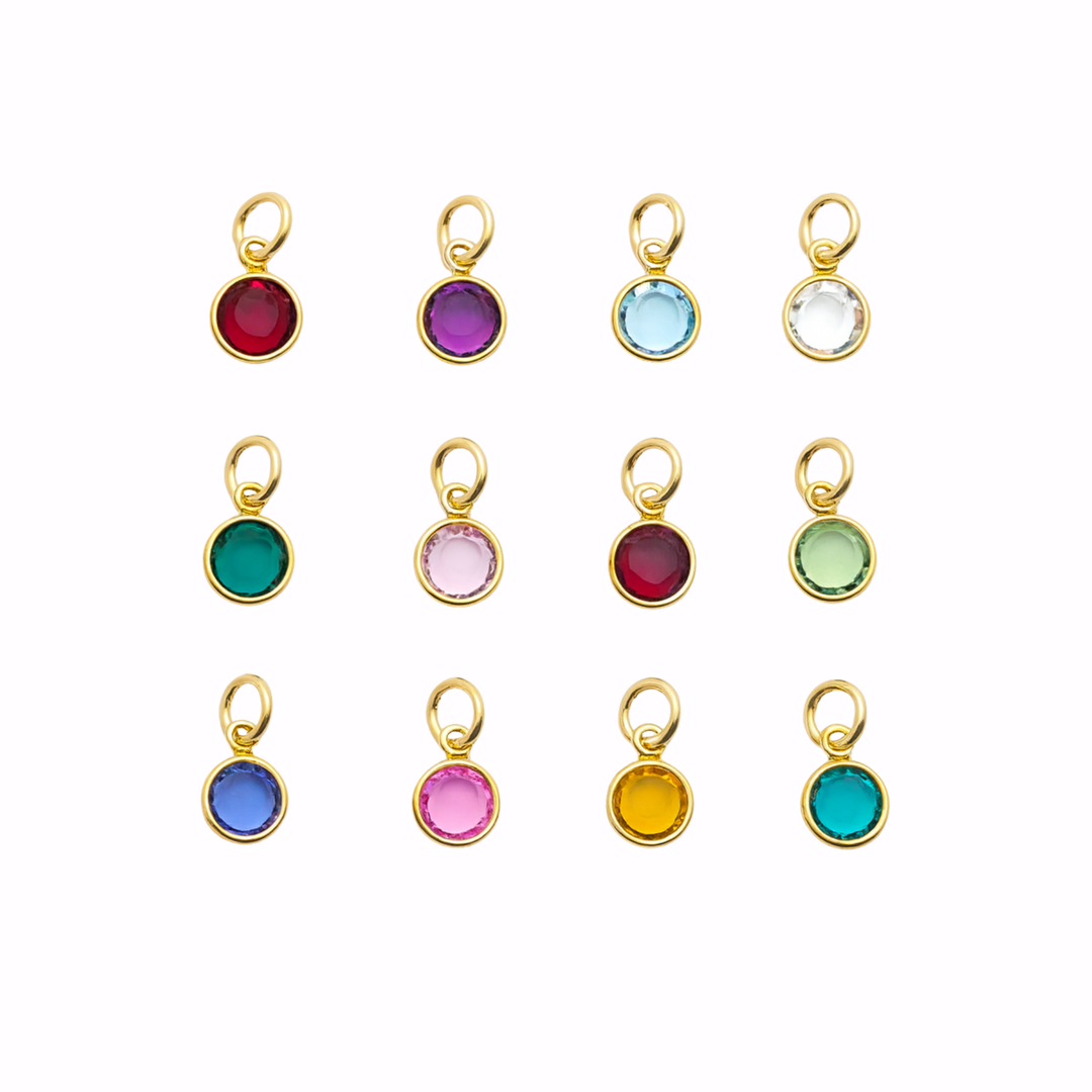 Crystal Birthstone Charm