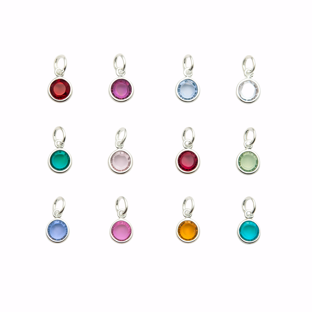 Crystal Birthstone Charm