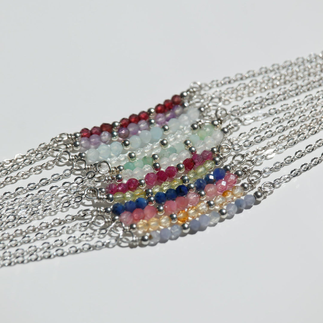 Bracelet jonc pierre de naissance