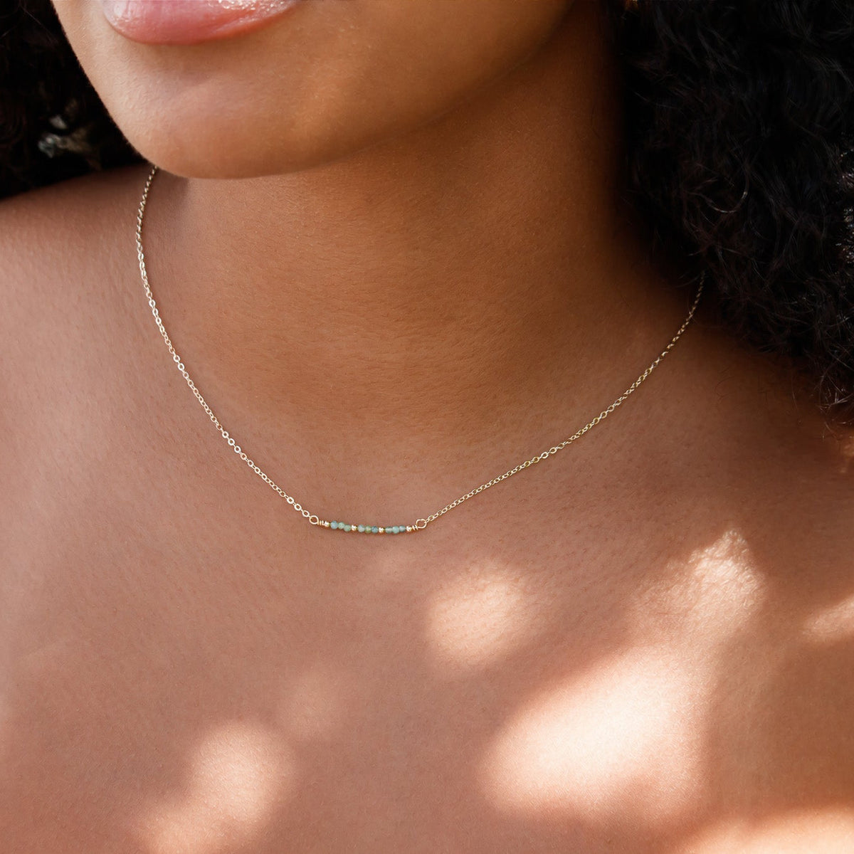 Birthstone Bar Necklace