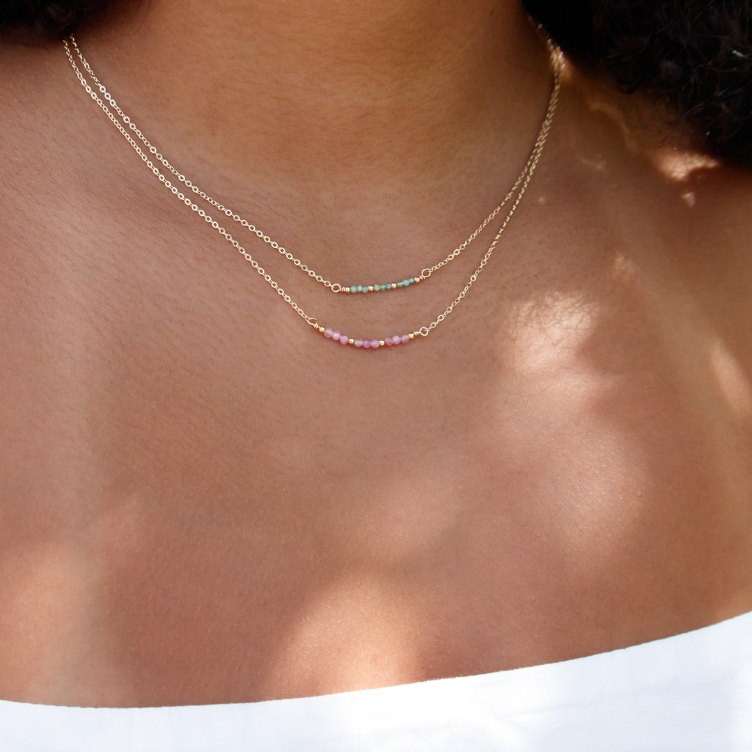 Birthstone Bar Necklace