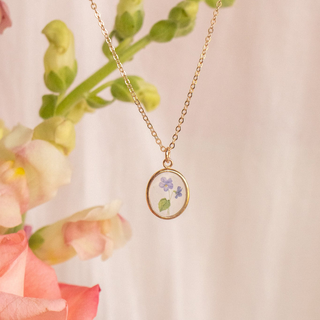 Collier de fleurs de naissance Bloom