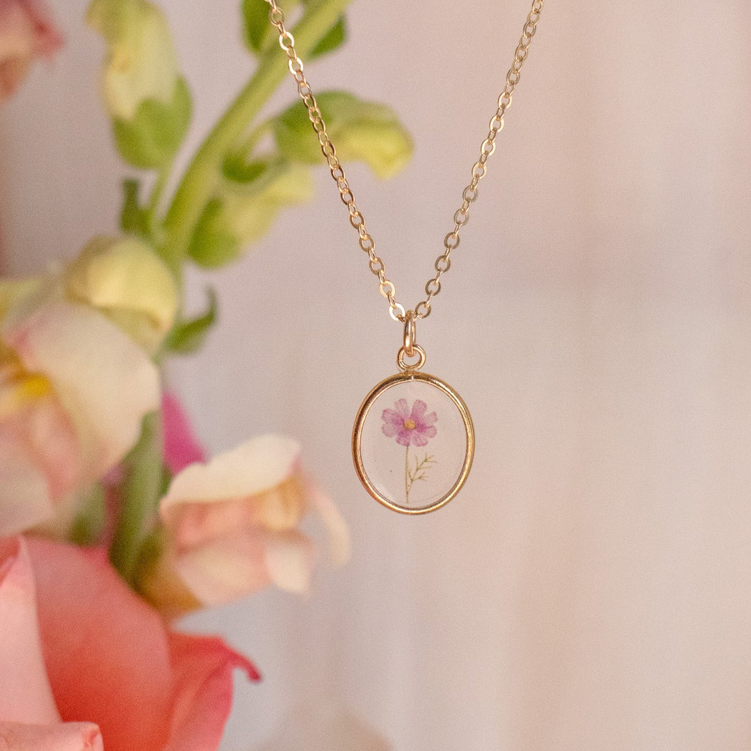 Collier de fleurs de naissance Bloom