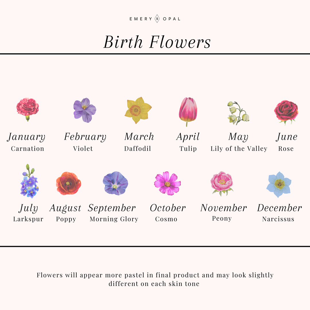 Bloom Birth Flower Bracelet