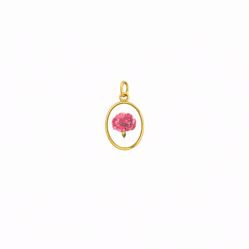 Baby Bloom Birth Flower Charm