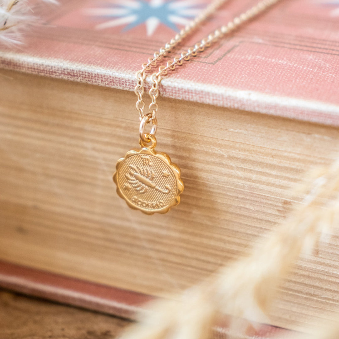 Zodiac Coin Necklace