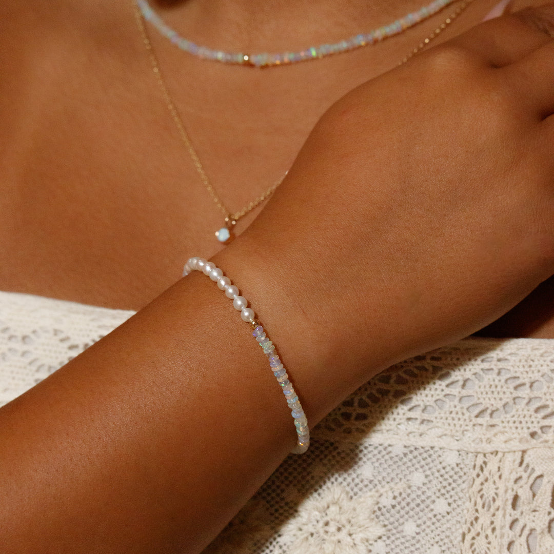Pearl & Opal Bracelet