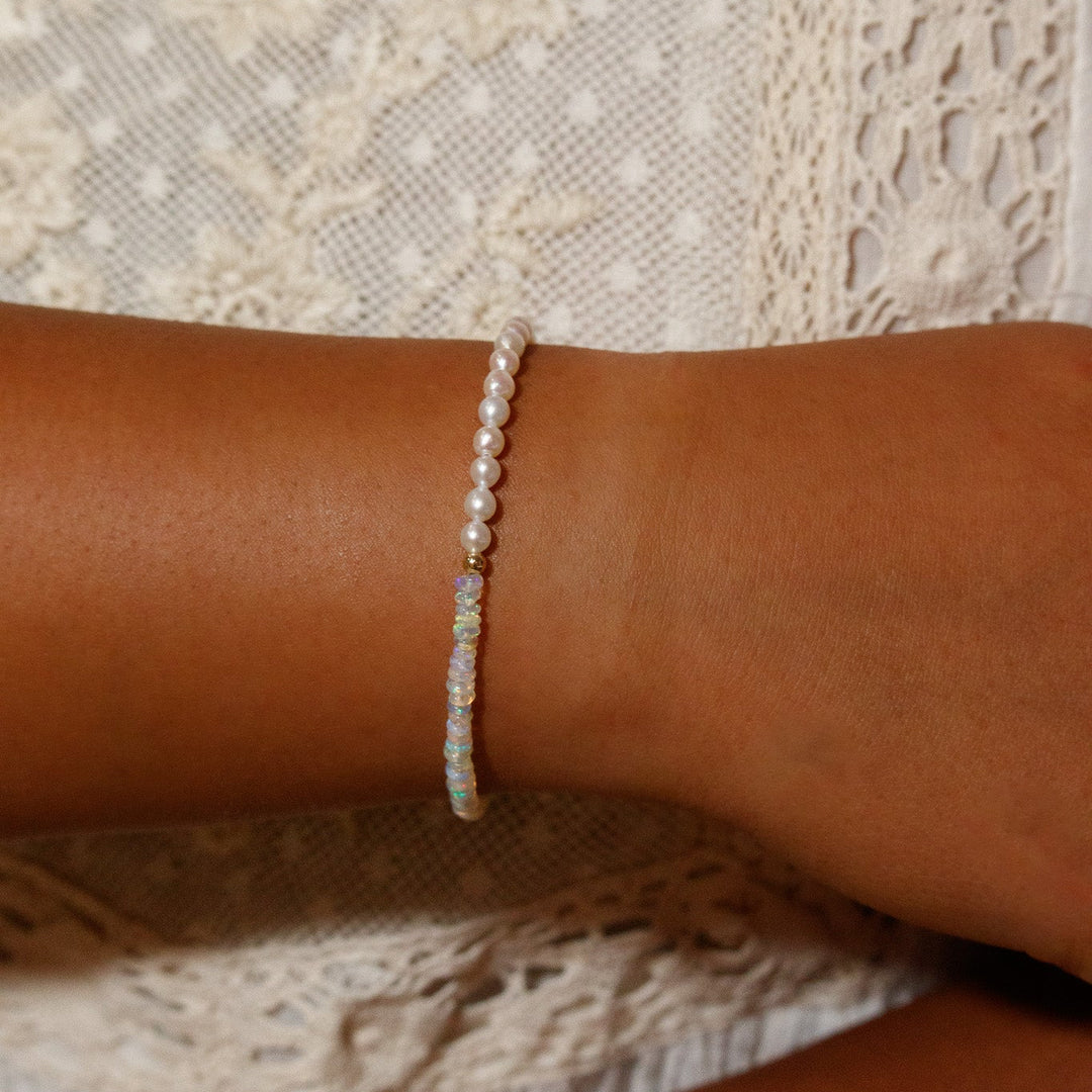 Pearl & Opal Bracelet