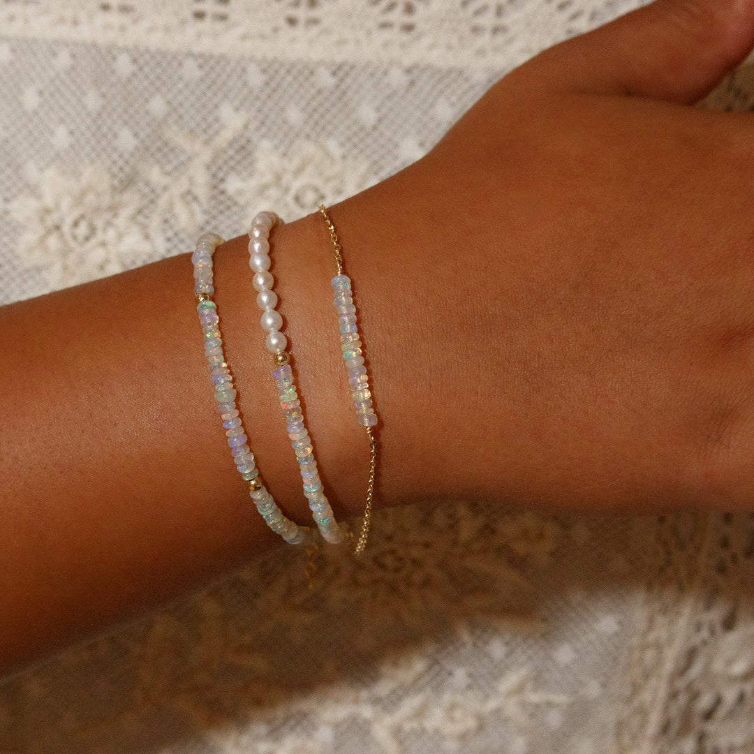 Pearl & Opal Bracelet