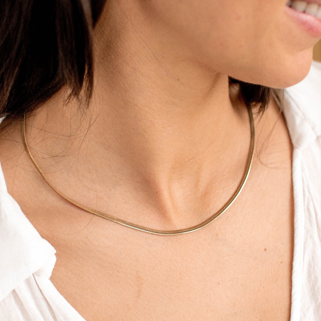 Herringbone Chain Necklace