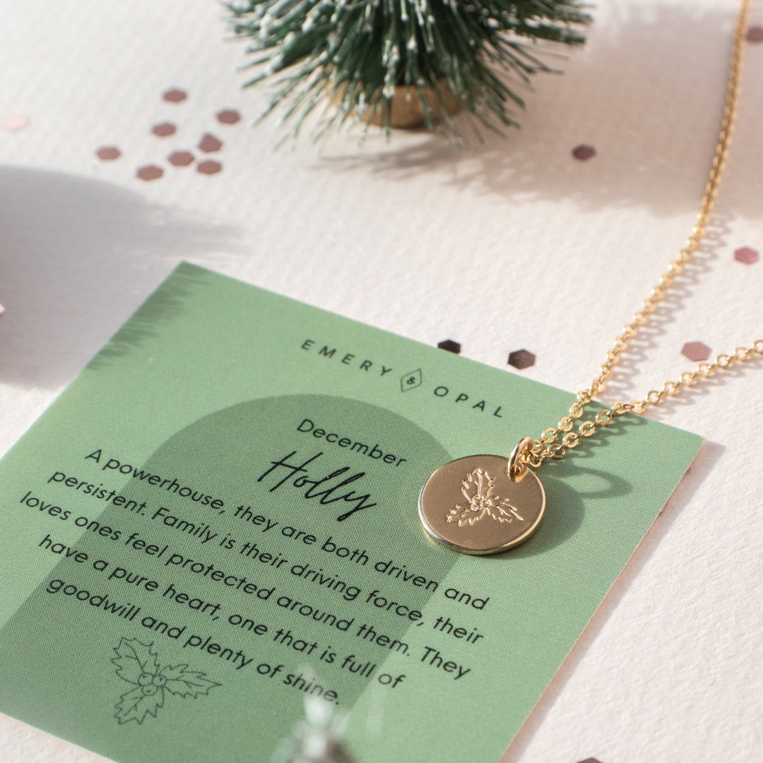 Birth Flower Necklace