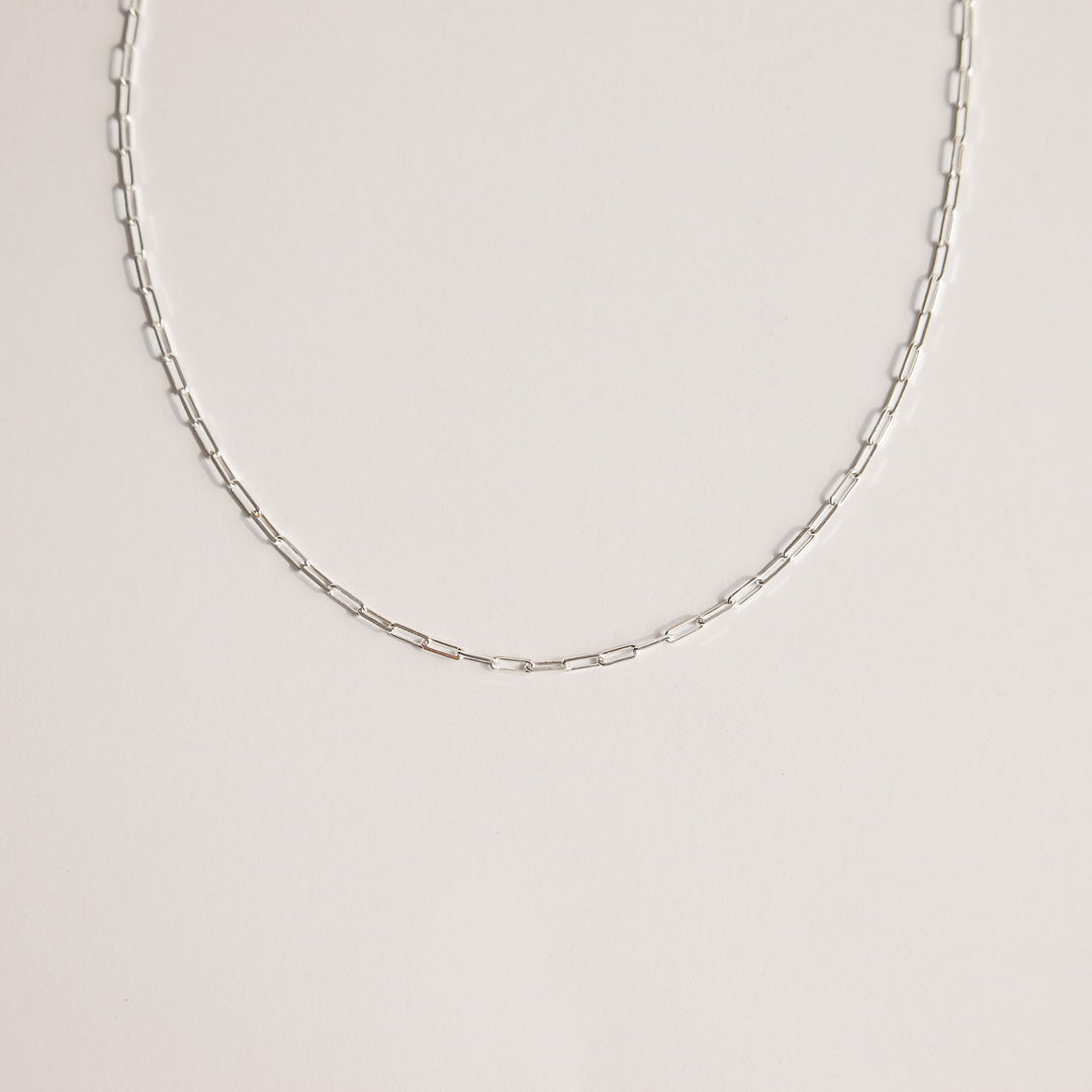 Paperclip Chain Silver