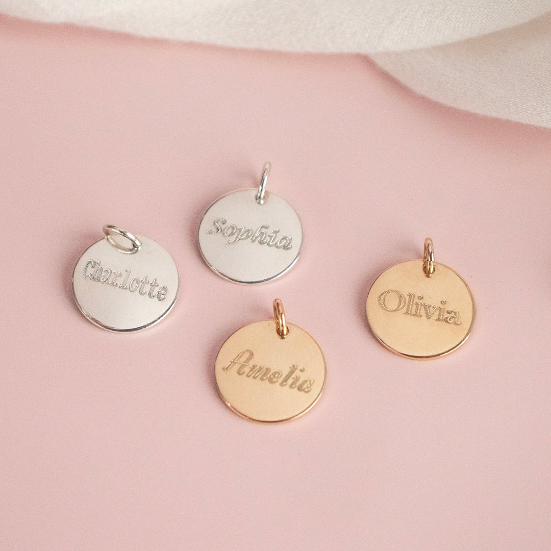 Name Disc Charm - Medium