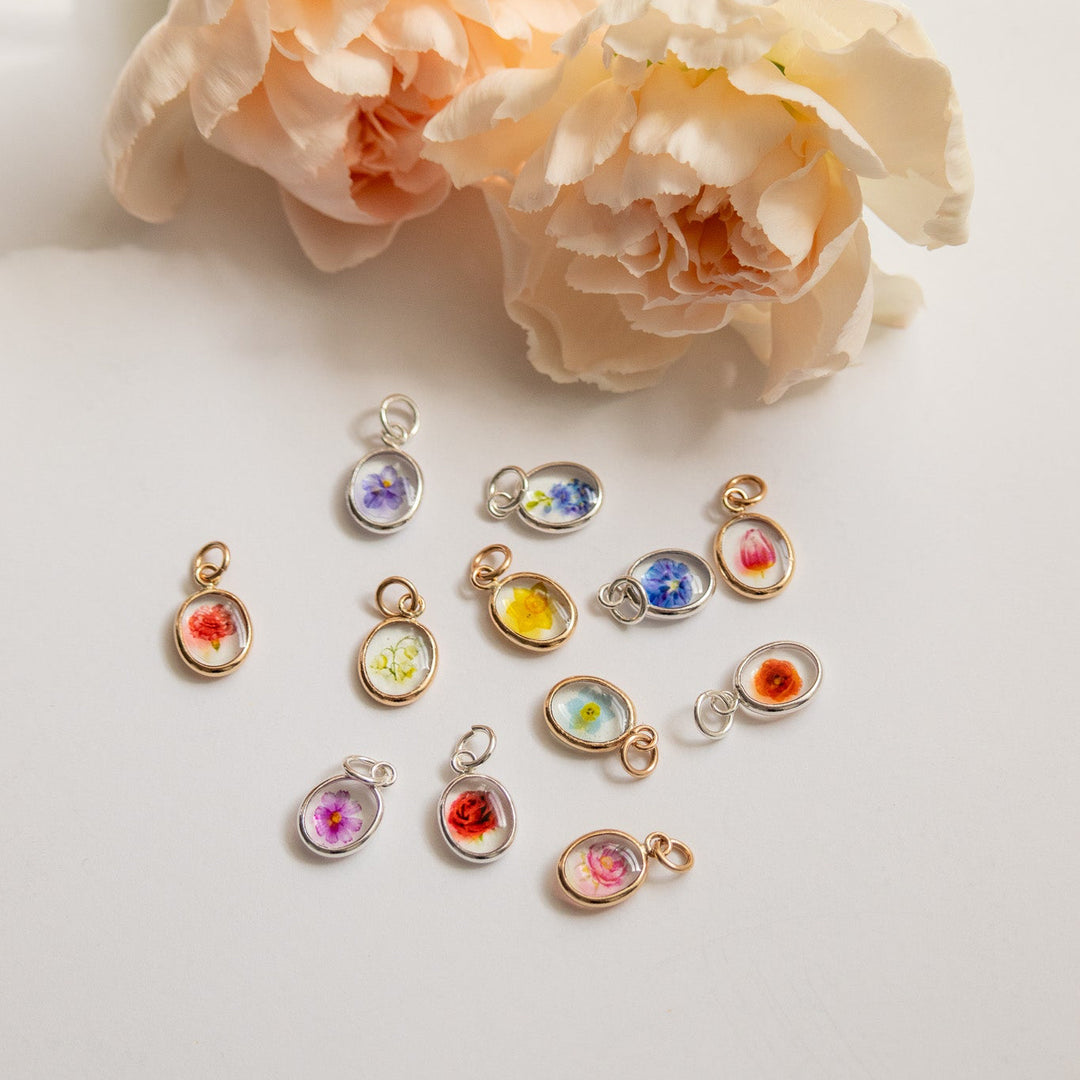 Baby Bloom Birth Flower Charm