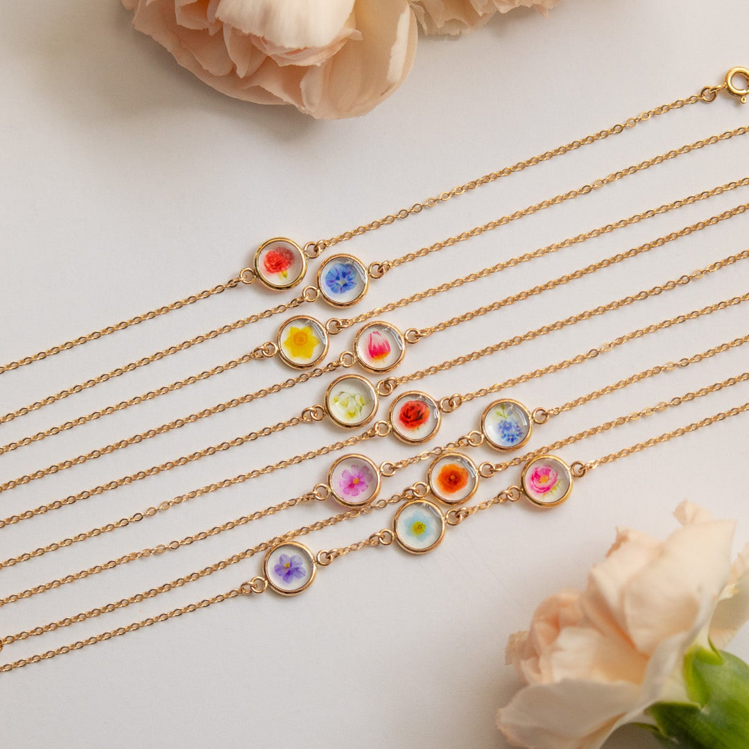 Bloom Birth Flower Bracelet