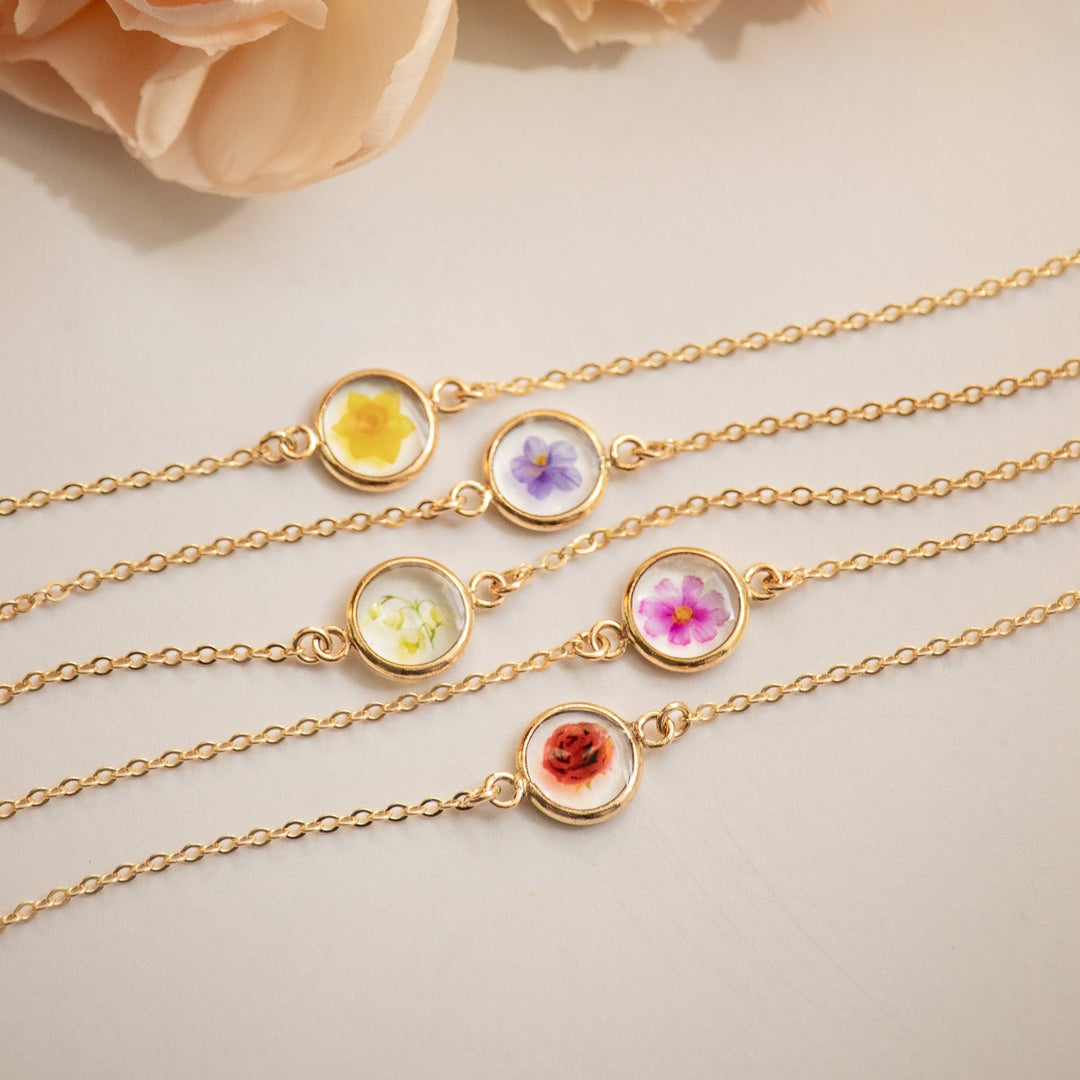 Bloom Birth Flower Bracelet