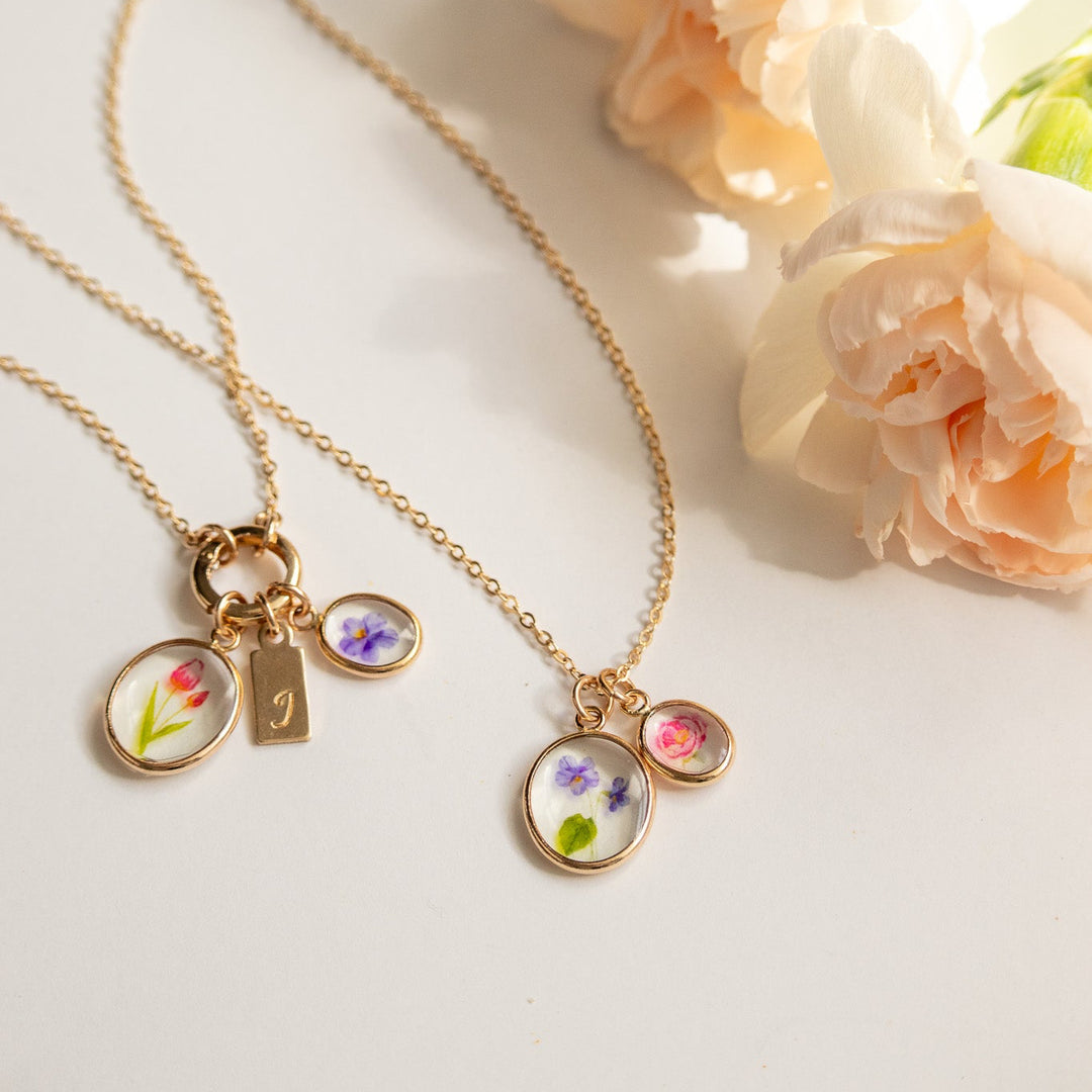 Baby Bloom Birth Flower Charm
