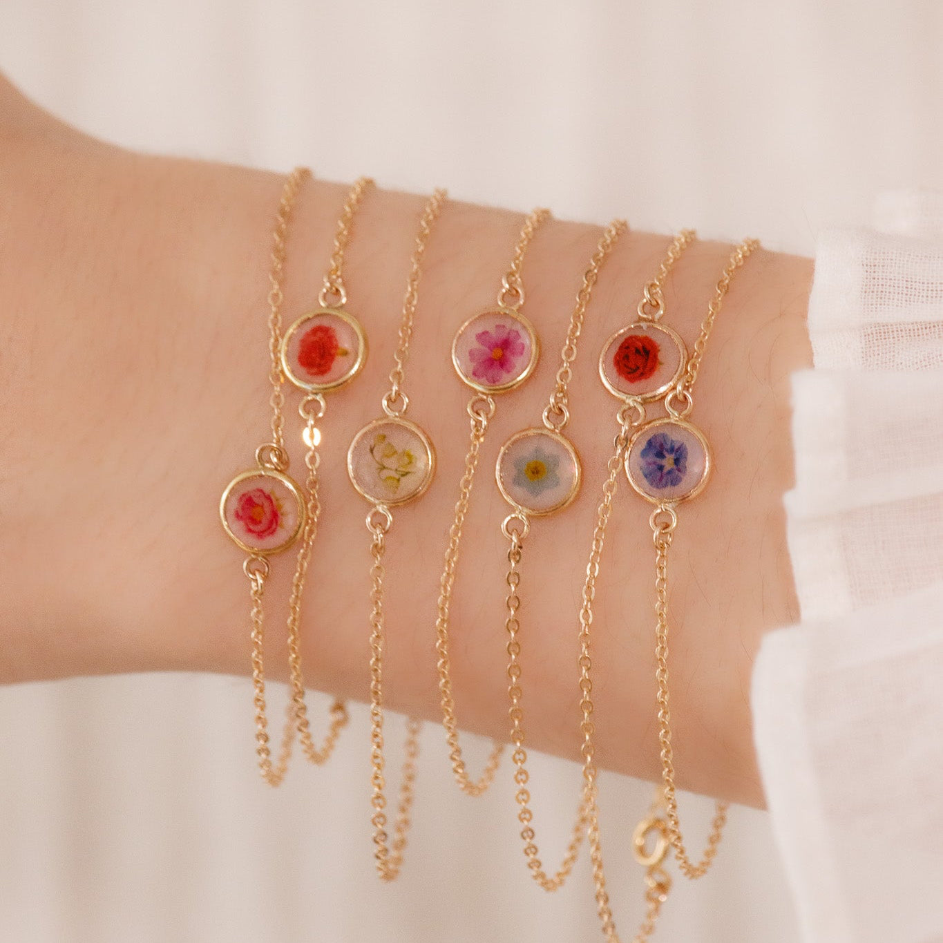 Bloom Birth Flower Bracelet