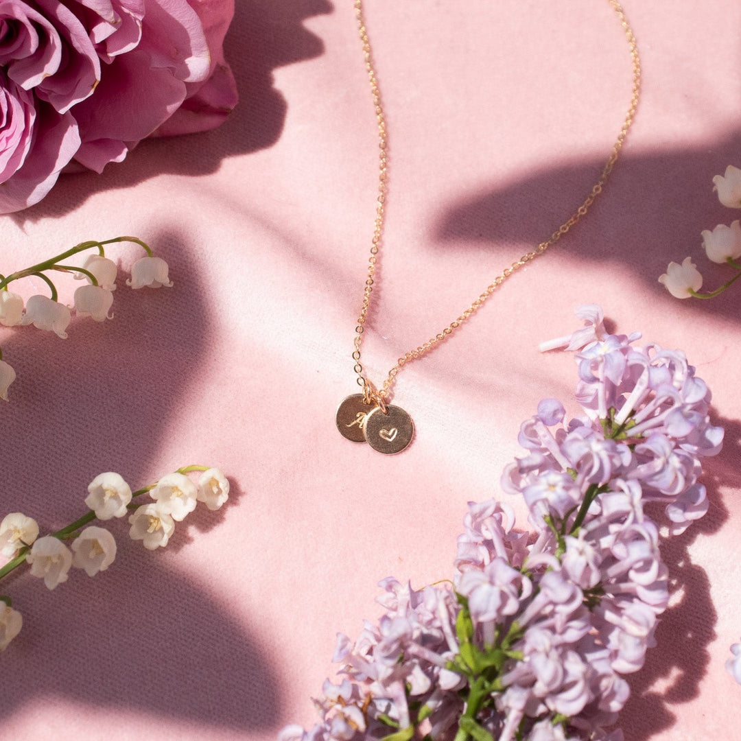 Dainty Custom Initial Necklace