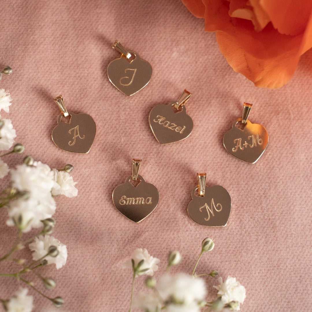 Add-On Engraved Heart Disc