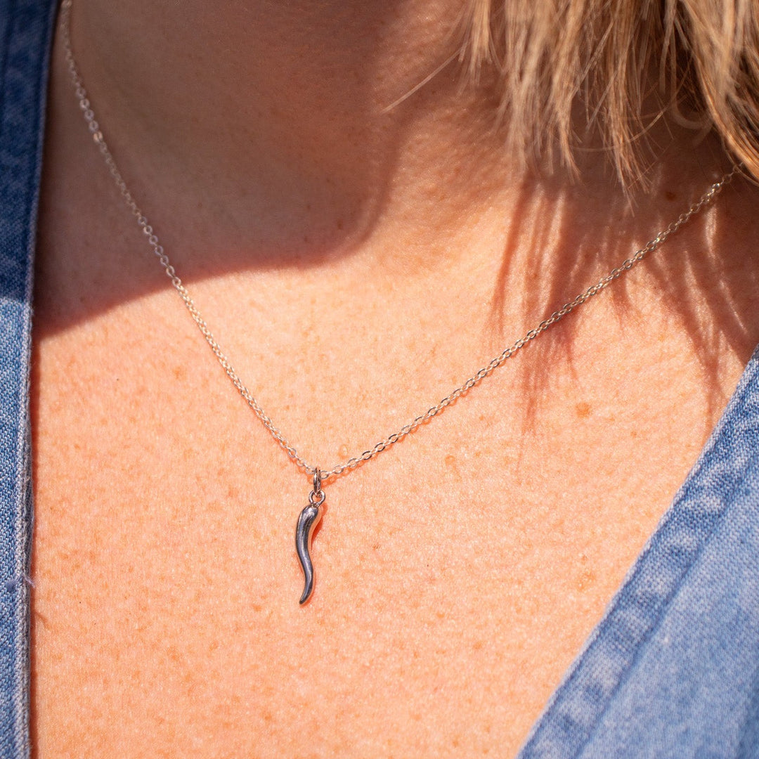 Italian Horn Cornicello Necklace