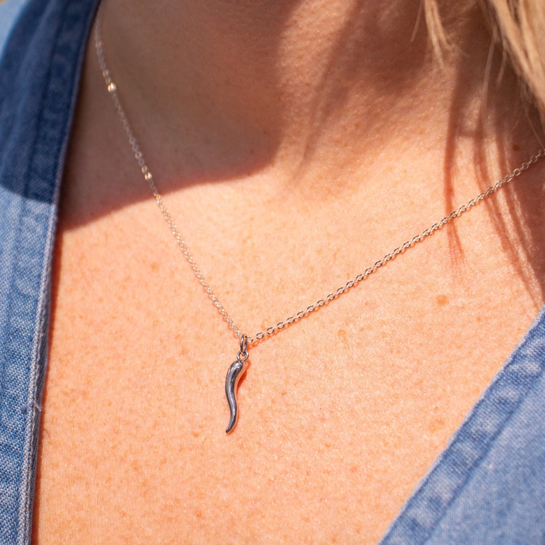 Italian Horn Cornicello Necklace