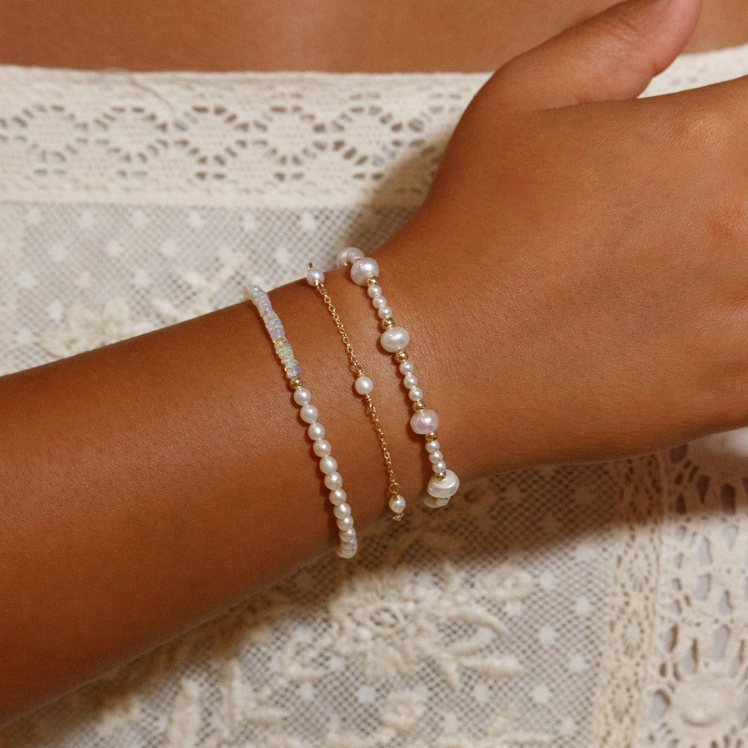 Pearl & Opal Bracelet