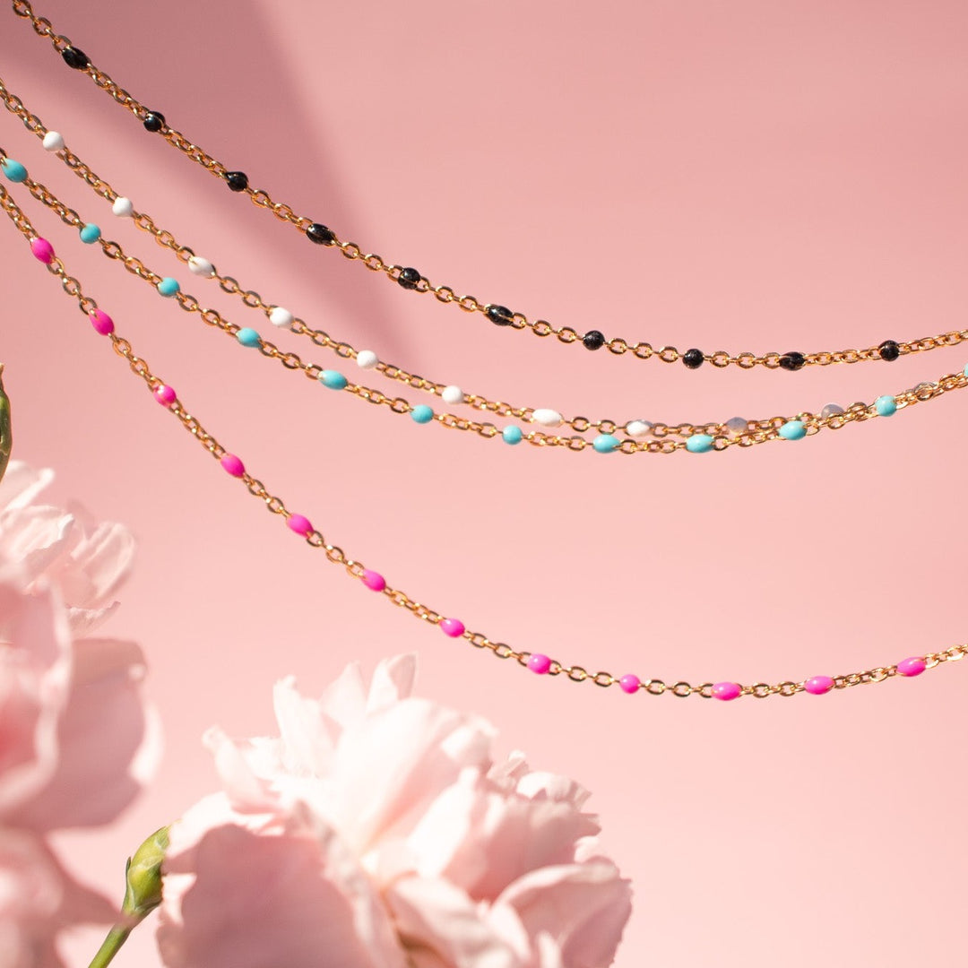 Gold Candy Chain Layering Bracelet