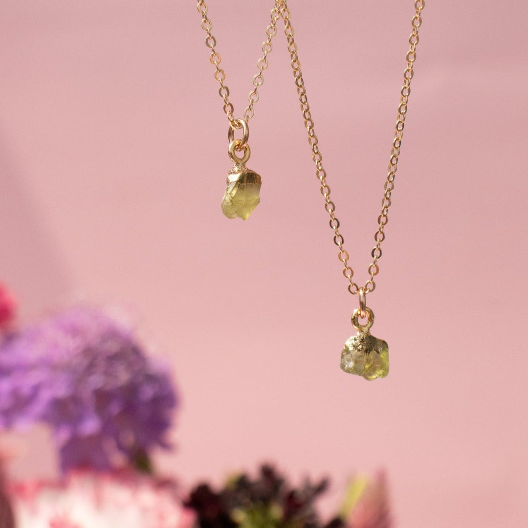 Petit collier en cristal brut