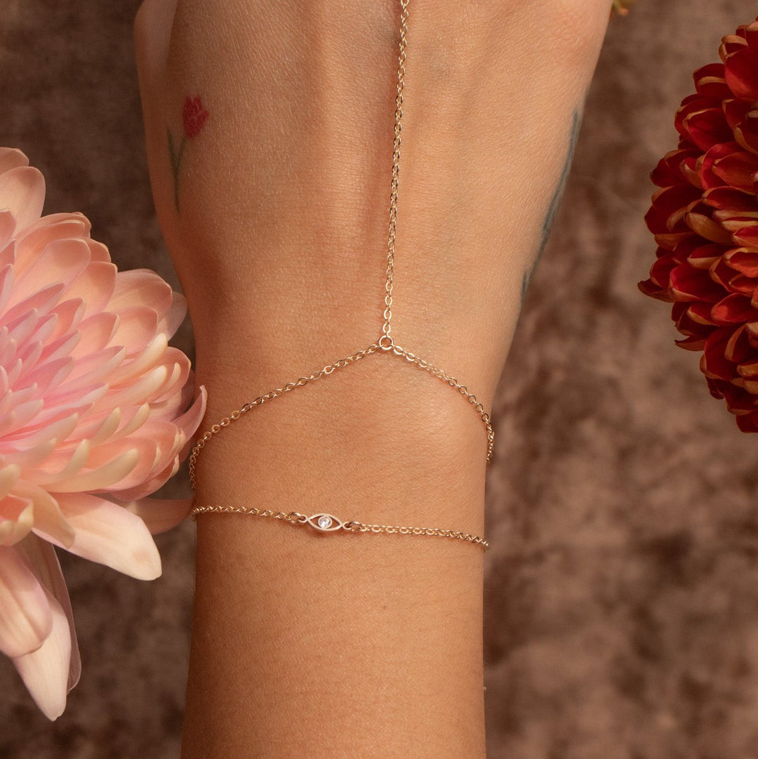 Evil Eye Connector Bracelet