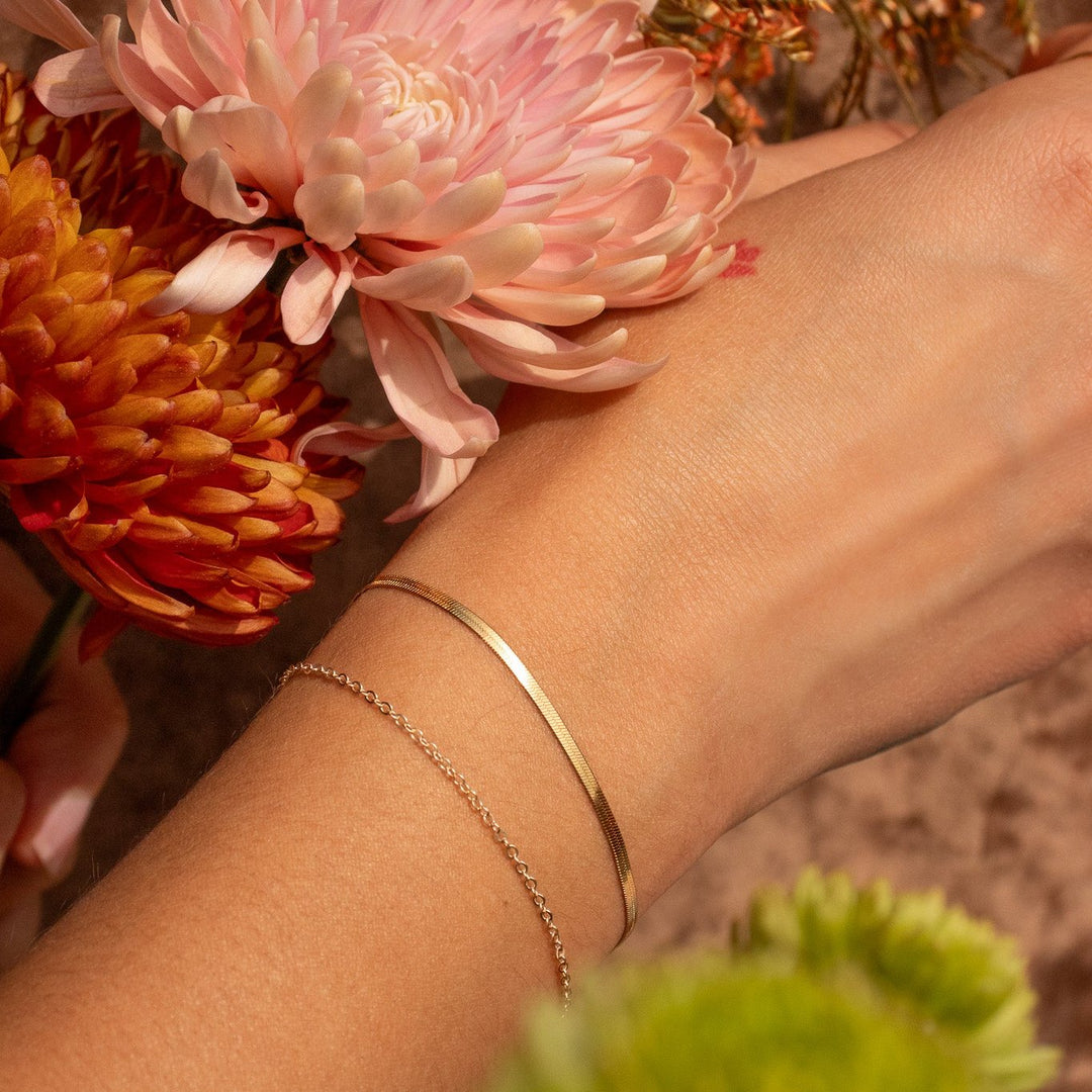 Herringbone Chain Bracelet