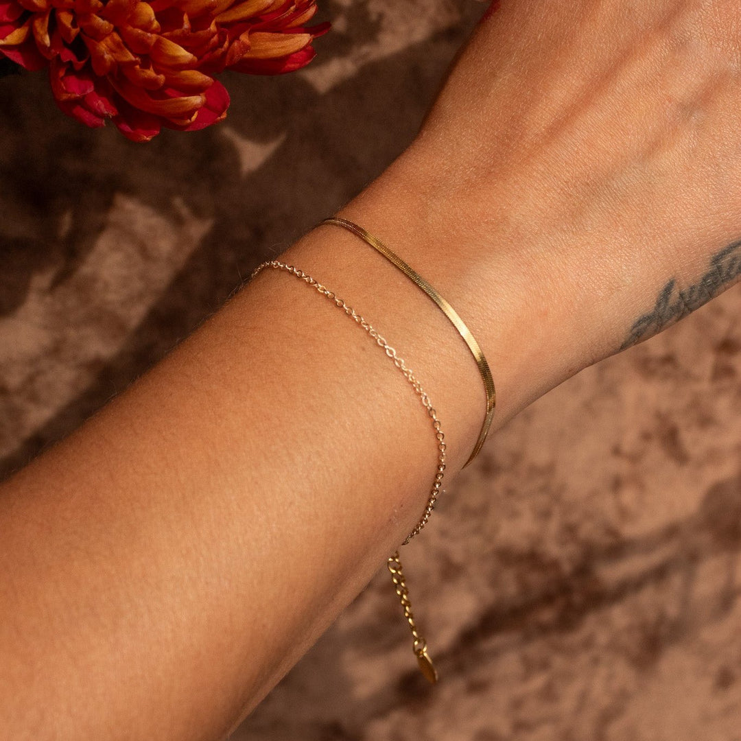 Herringbone Chain Bracelet