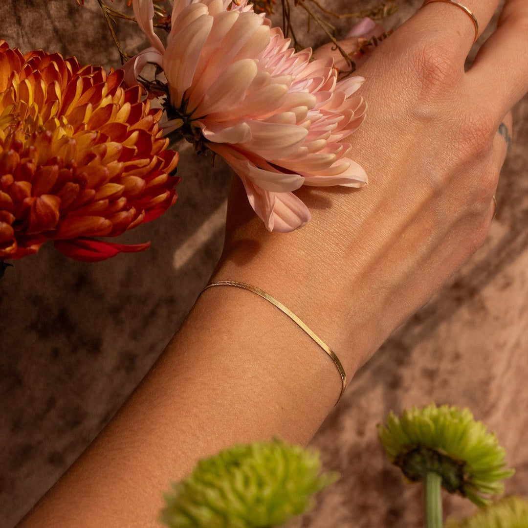 Herringbone Chain Bracelet