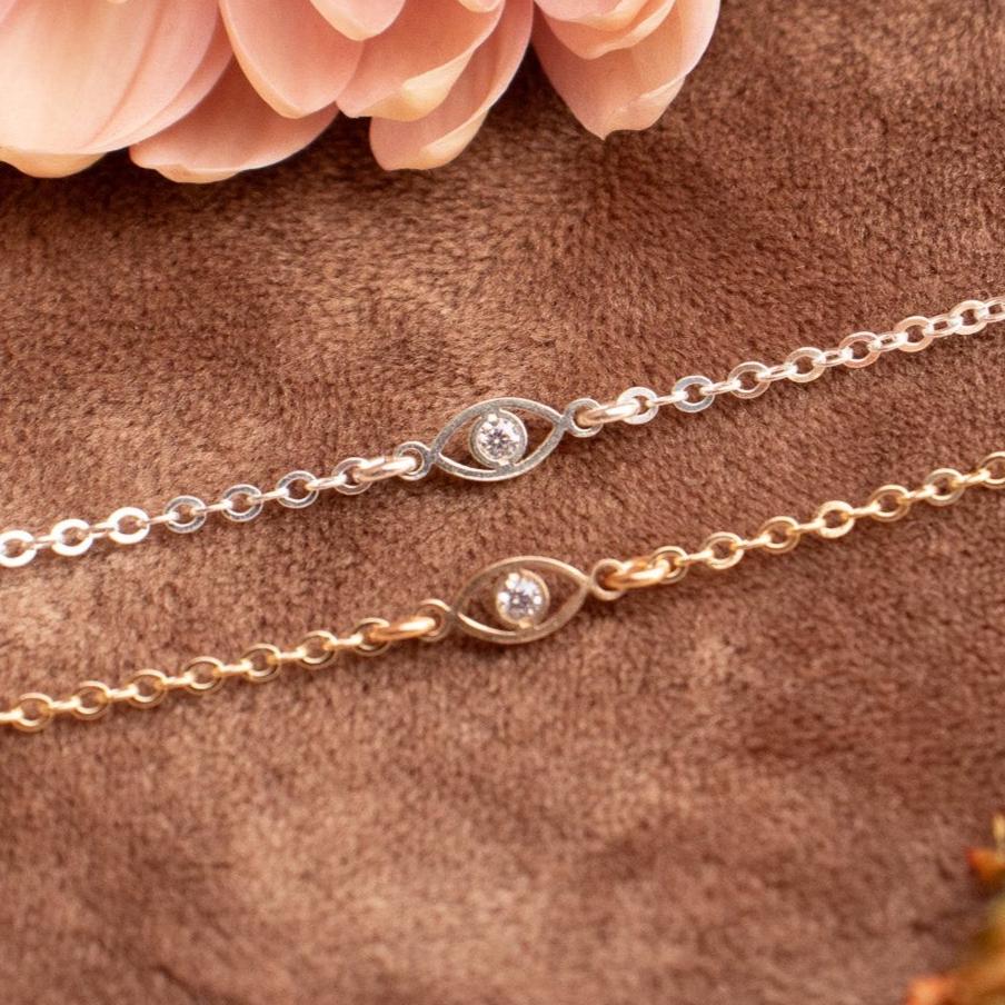 Evil Eye Connector Bracelet