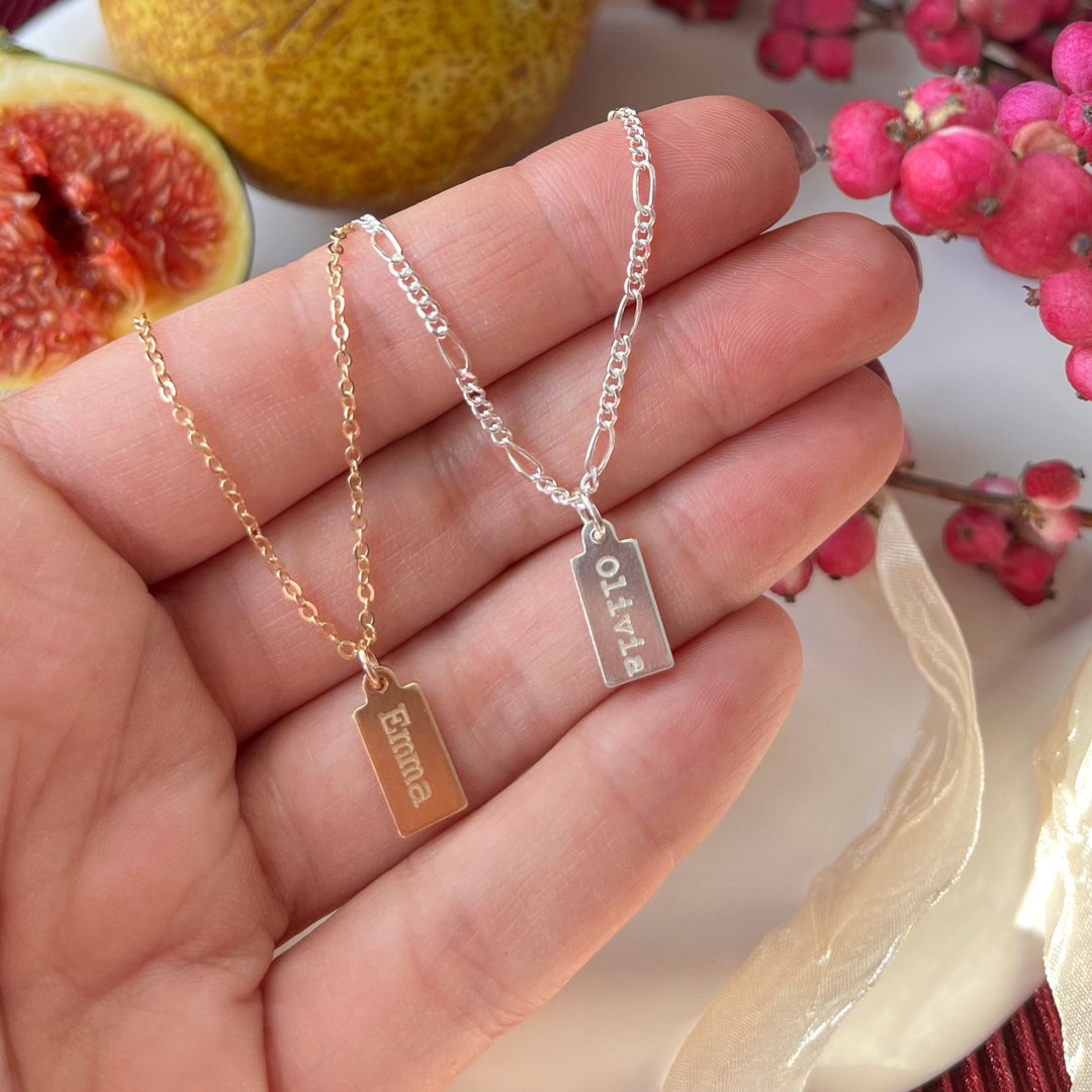 Name Tag Necklace