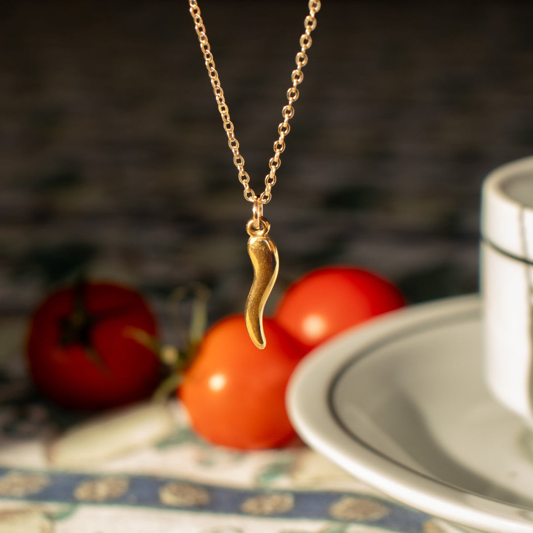 Italian Horn Cornicello Necklace