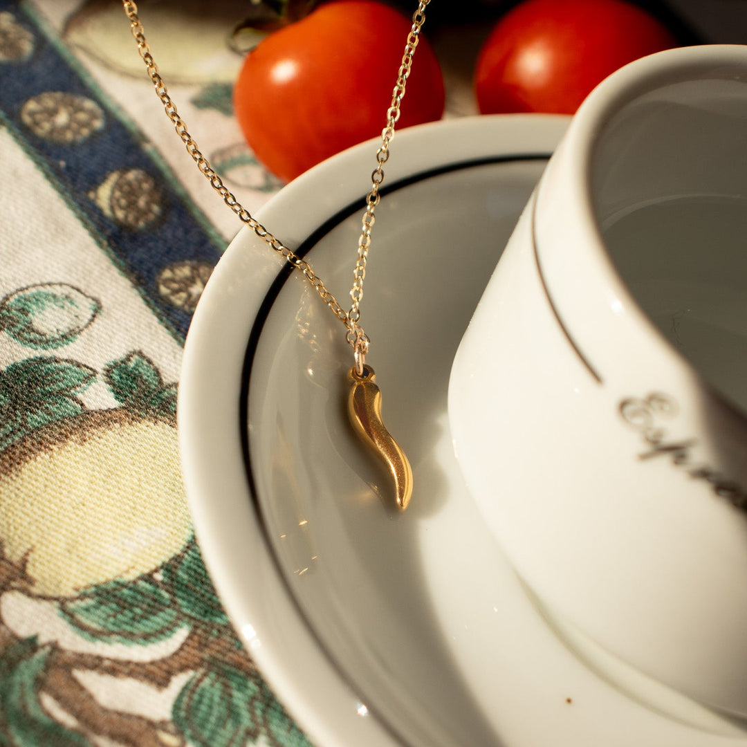 Italian Horn Cornicello Necklace