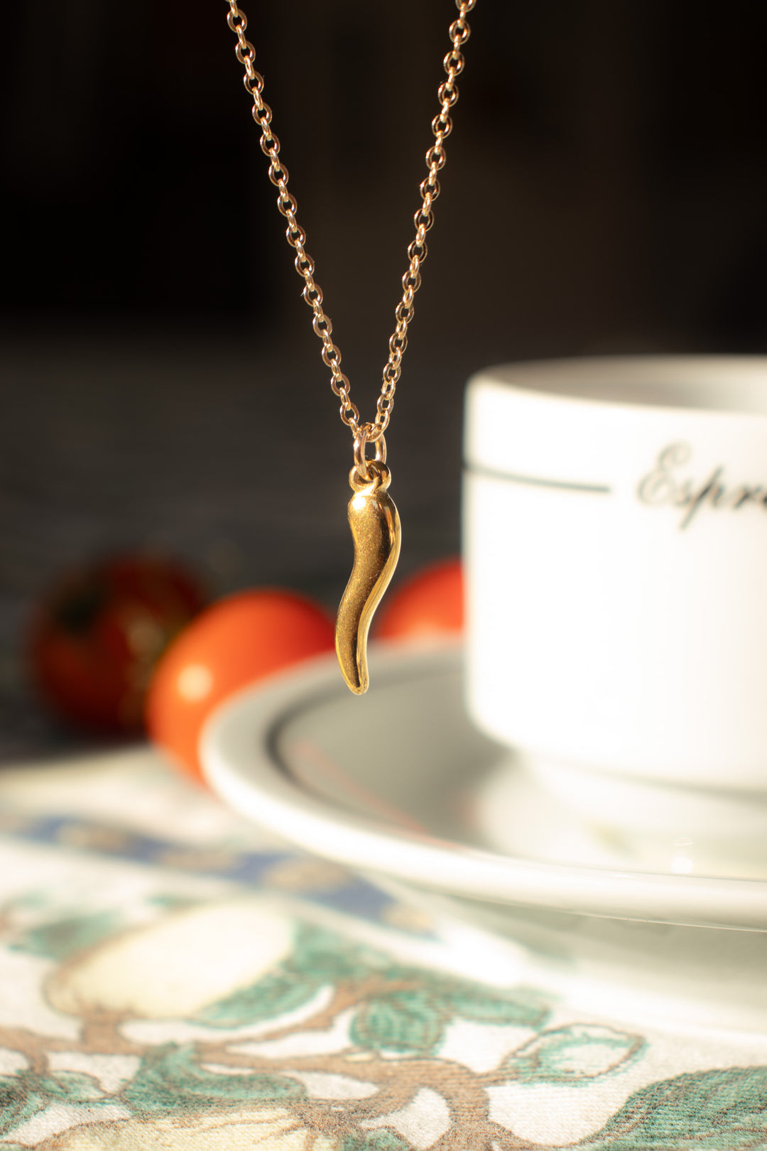 Italian Horn Cornicello Necklace