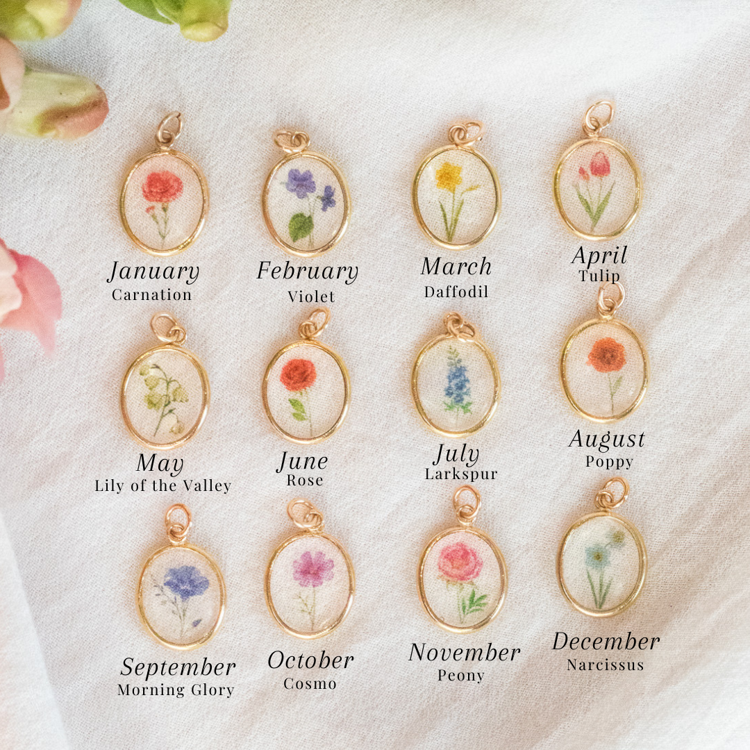 Bloom Birth Flower Pendant