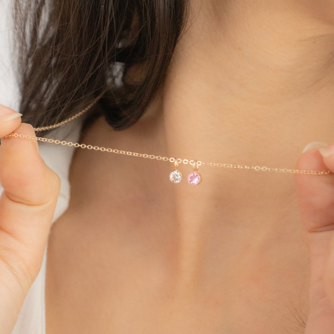 Collier avec pierre de naissance