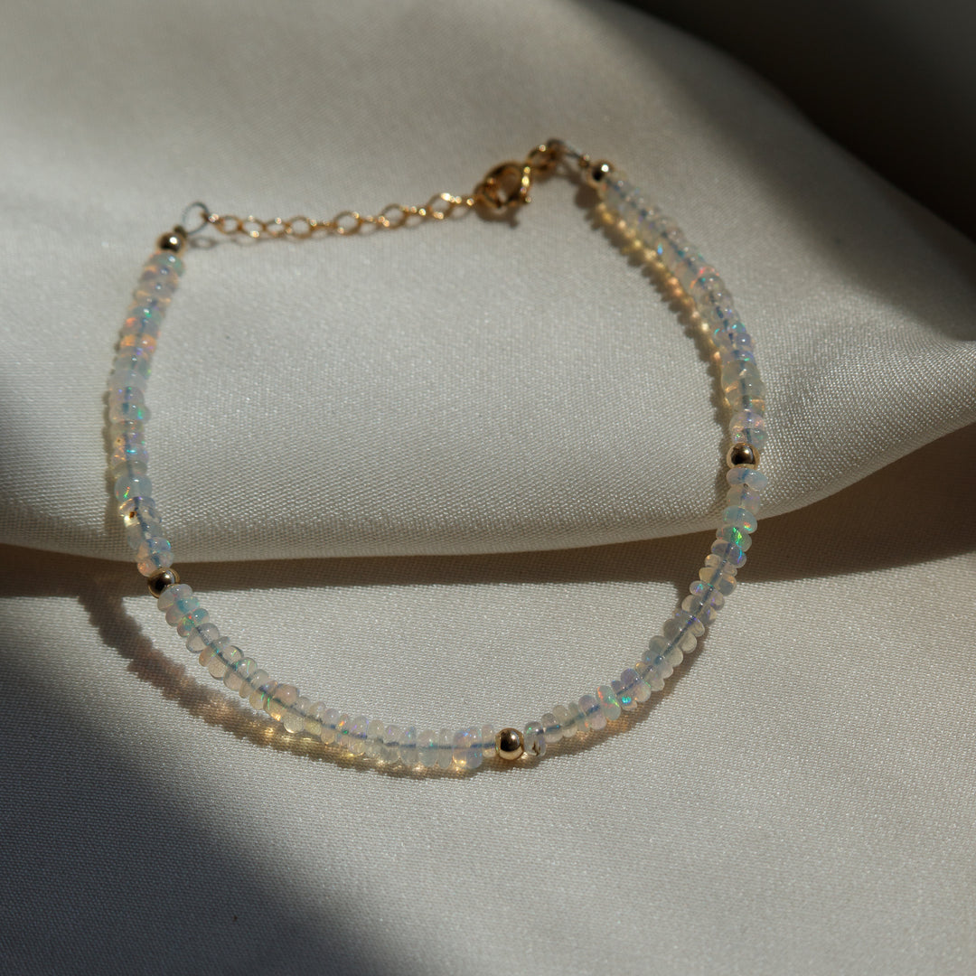 Opal Beaded Bracelet