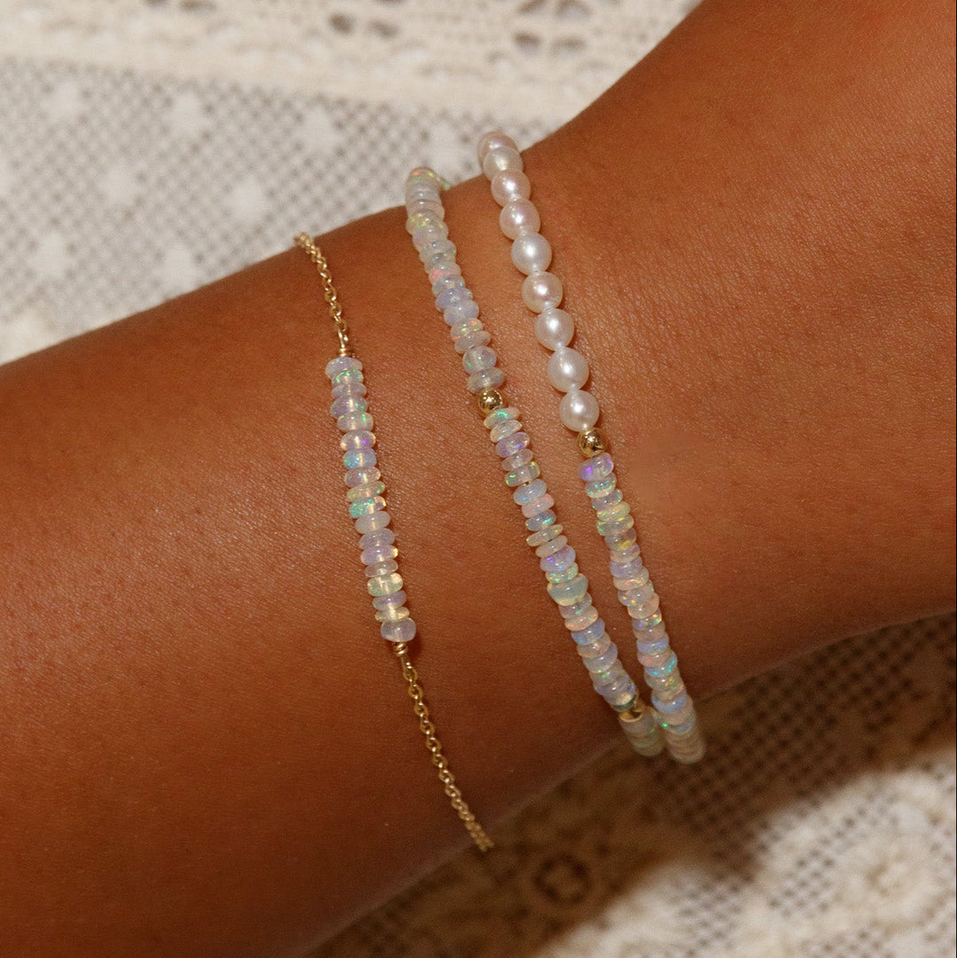 Opal Beaded Bracelet
