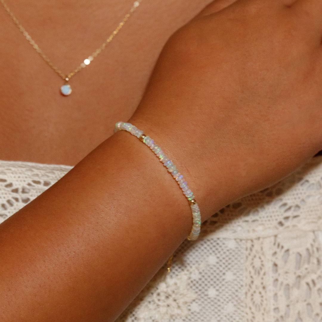 Opal Beaded Bracelet
