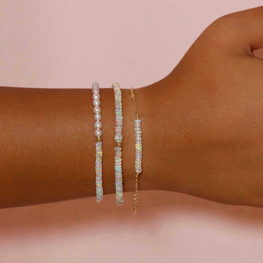 Opal Beaded Bracelet