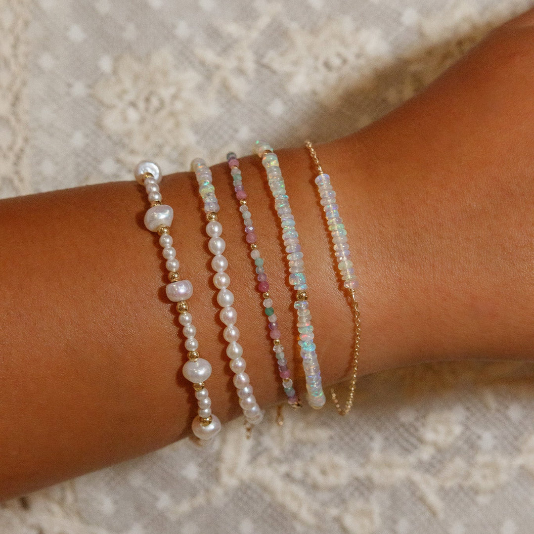 Opal Beaded Bracelet